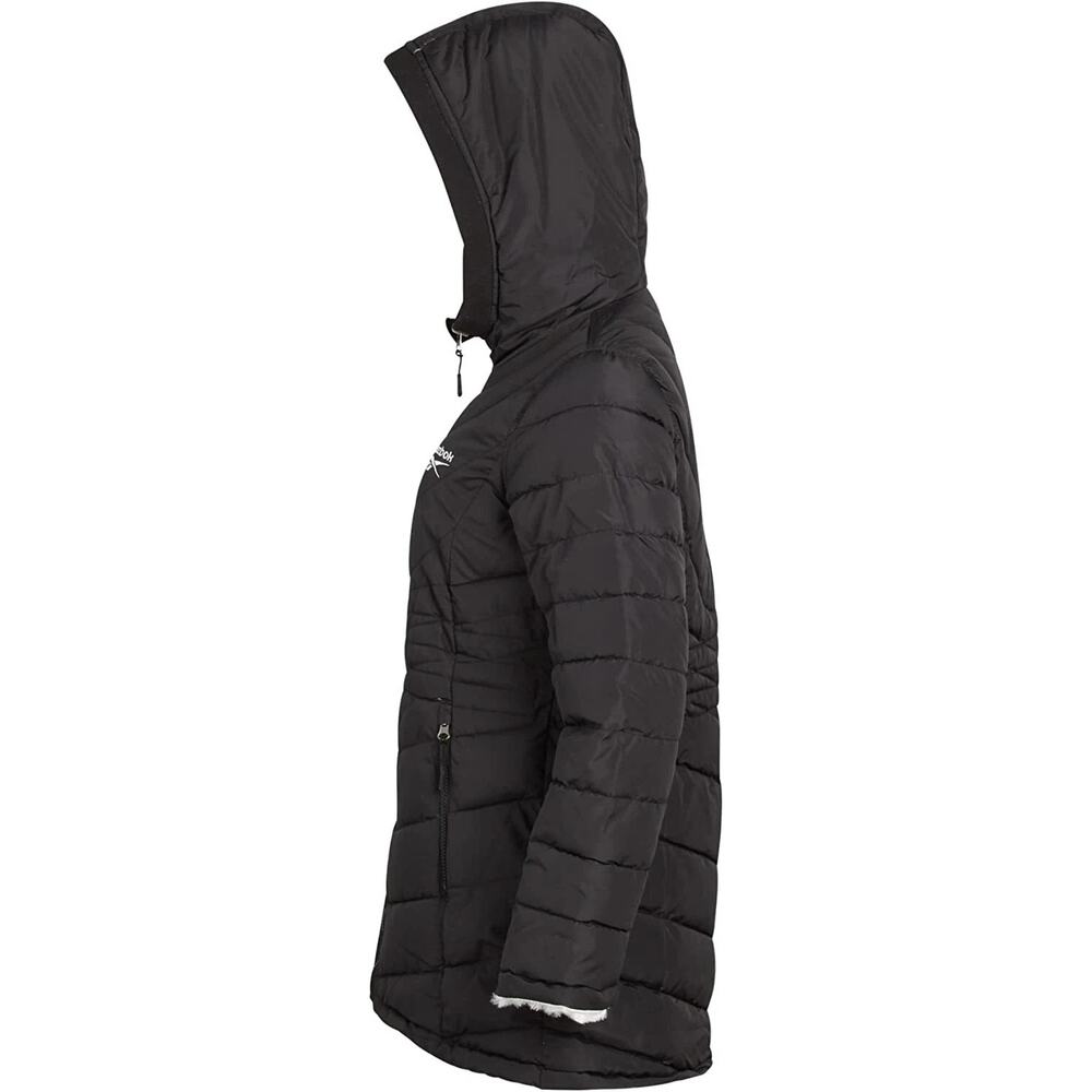 NEW Reebok Women's Reversible Puffer Anorak Sherpa Lined Jacket XL - Picture 11 of 12